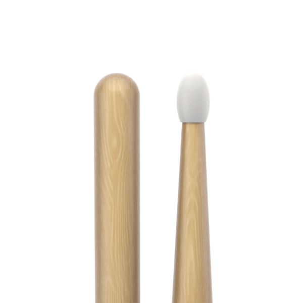 Promark Rebound 5B Hickory Drumstick, Oval Nylon Tip