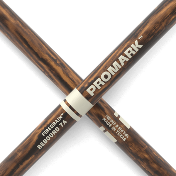 Promark Rebound 7A FireGrain Hickory Drumstick, Acorn Wood Tip