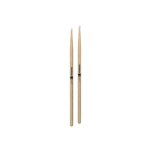 Promark Rebound 7A Hickory Drumstick, Oval Nylon Tip