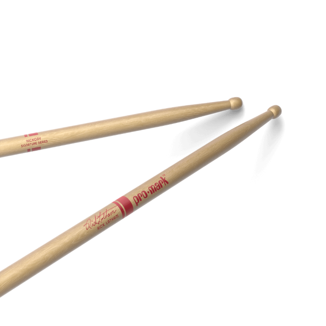 Promark Rick Latham 717 Hickory Drumstick, Wood Tip