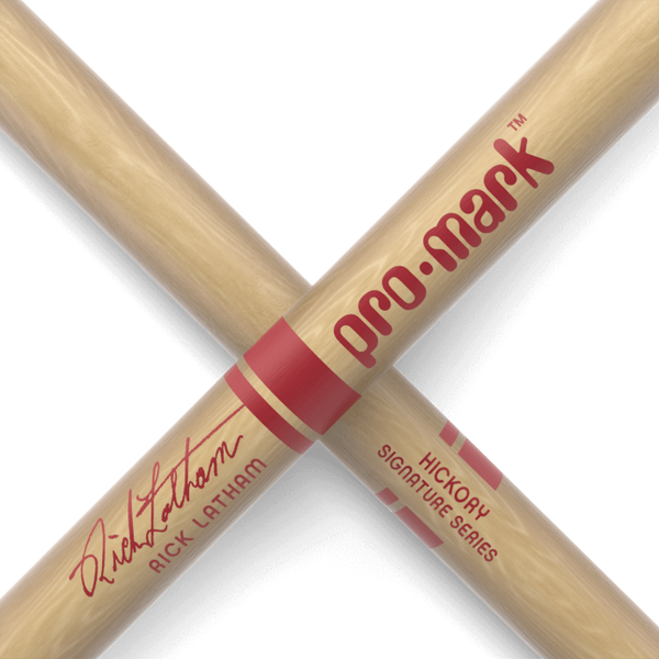 Promark Rick Latham 717 Hickory Drumstick, Wood Tip