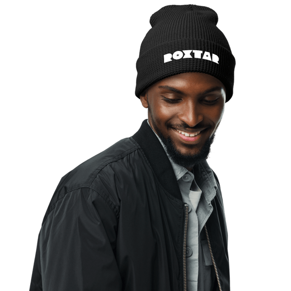 Roxtar Waffle Beanie - White Label