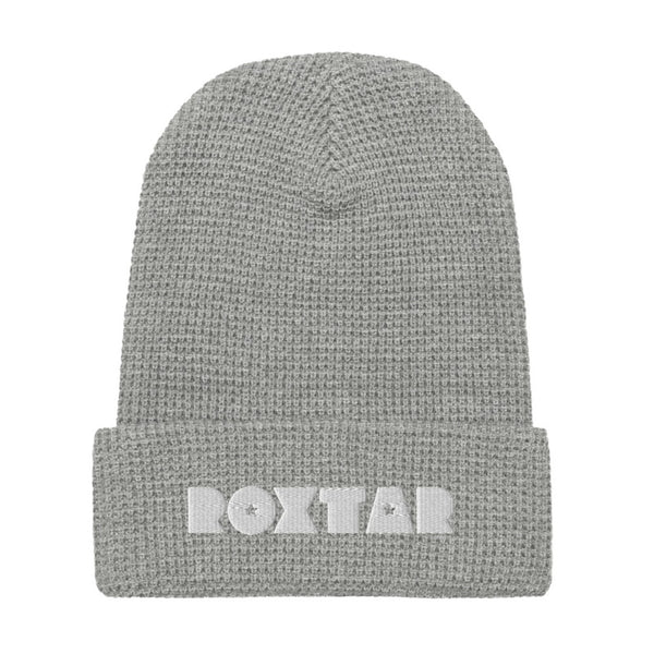 Roxtar Waffle Beanie - White Label