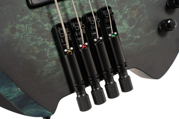 Cort SPACE4SDG Artisan Series Space 4 Bass Guitar Star Dust Green