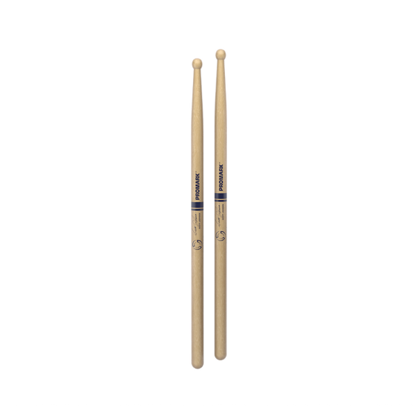 Promark Scott Johnson Hickory Marching Drumstick, Wood Tip