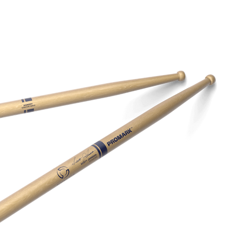 Promark Scott Johnson Scooter Hickory Marching Drumstick, Wood Tip