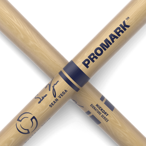 Promark Sean Vega DC Tenor Hickory Marching Drumstick, Nylon Tip