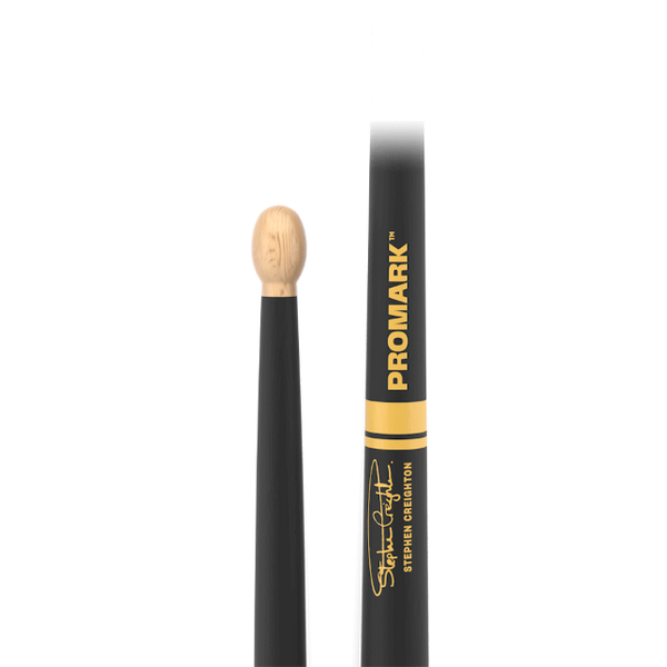 Promark Stephen Creighton 2000 ActiveGrip Maple Marching Drumstick, Wood Tip