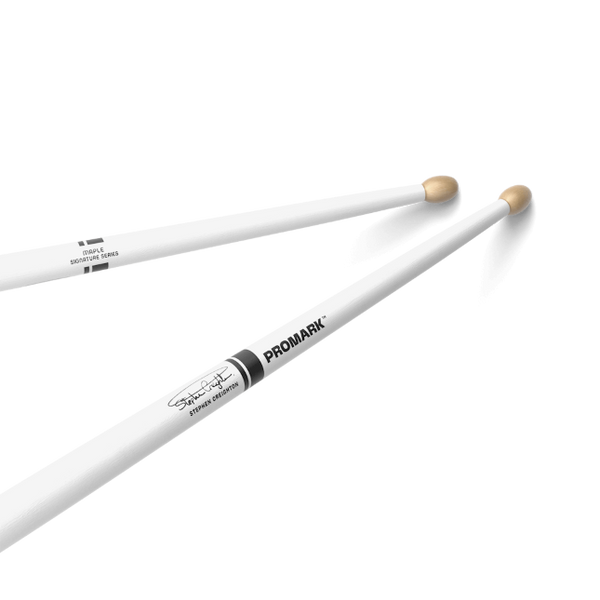 Promark Stephen Creighton 2000 White Maple Marching Drumstick, Wood Tip