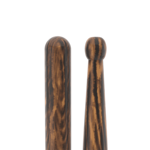 Promark Tim Fairbanks FireGrain Hickory Marching Drumstick, Wood Tip