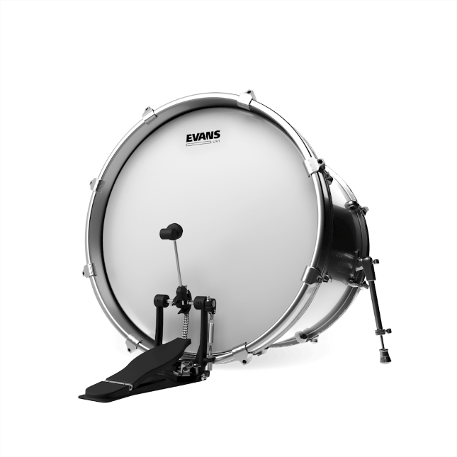 EVANS UV1 Coated Bass Batter Drumhead
