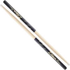 Zildjian Hickory Dip Series Drumsticks - 7A - Nylon Tip - Black