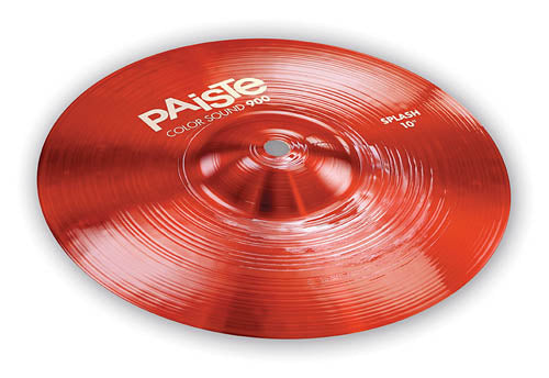 Paiste 900 Colorsound 10" Red Splash Cymbal