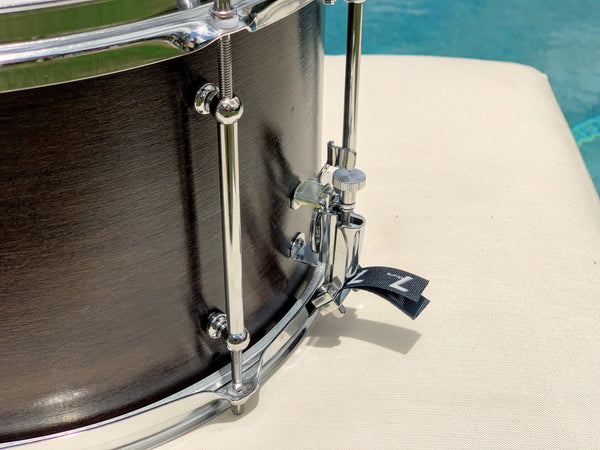 7drums 8x14 "Goliath" Snare Drum | Texas Aged Rustic Stain | Chrome
