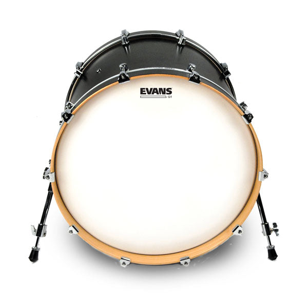 EVANS G1 Coated Bass Batter Drumhead - No Port