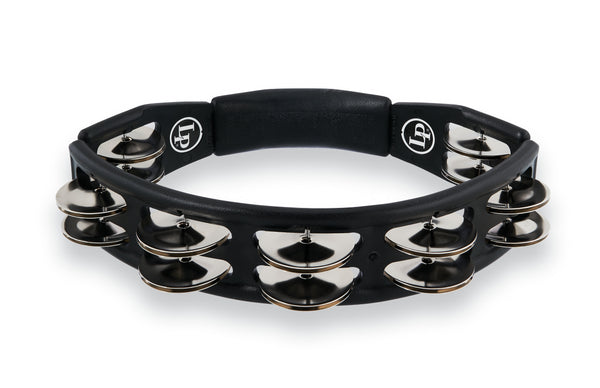Latin Percussion LP150 Cyclops Handheld Tambourine - Black with Steel Jingles