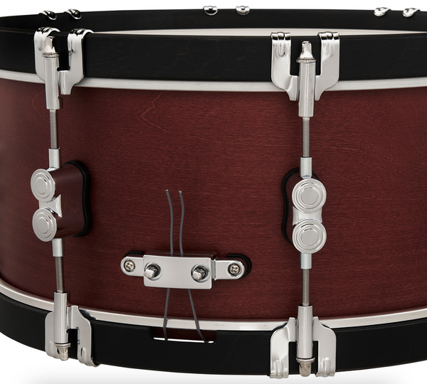 PDP PDCC6514SSOE Concept Classic Ebony Stain Snare Drum with Ebony Stain Wood Hoops, 6.5x14