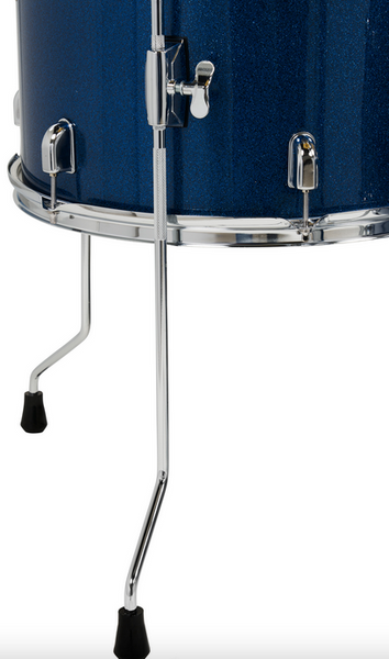 PDP PDCE2015KTRB Center Stage Royal Blue Sparkle 5-Piece Kit, 20" Kick, Hardware, Cymbals & Throne Included