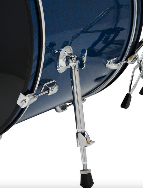PDP PDCE2015KTRB Center Stage Royal Blue Sparkle 5-Piece Kit, 20" Kick, Hardware, Cymbals & Throne Included