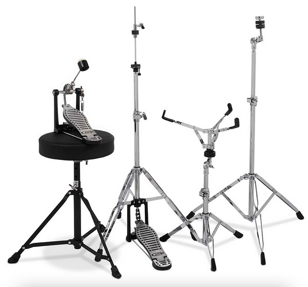 PDP PDCE2215KTIB Center Stage Iridescent Black Sparkle 5-Piece Kit, 22" Kick, Hardware, Cymbals & Throne Included