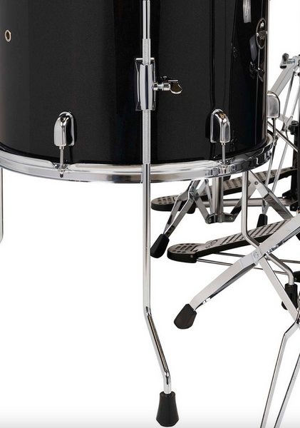 PDP PDCE2215KTIB Center Stage Iridescent Black Sparkle 5-Piece Kit, 22" Kick, Hardware, Cymbals & Throne Included