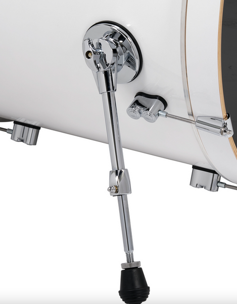 PDP PDCM20FNPW Concept Maple 4-Piece, Pearlescent White Chrome Hardware Finish, 20" Kick