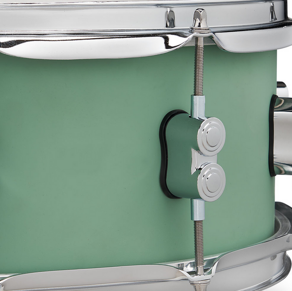 PDP PDCM5514SSSF Concept Maple Snare Drum, Satin Sea Foam Finish Ply with Chrome Hardware, 5.5x14