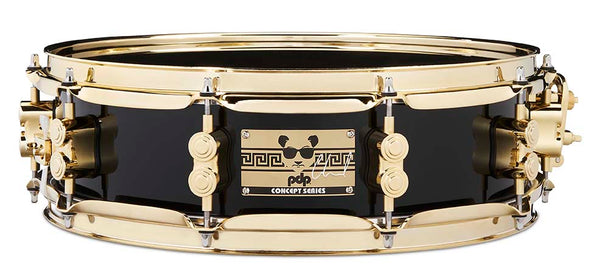 PDP PDSN0414SSEH Eric Hernandez Signature Snare Drum with Gold Hardware, 4x14