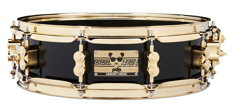 PDP PDSN0414SSEH Eric Hernandez Signature Snare Drum with Gold Hardware, 4x14