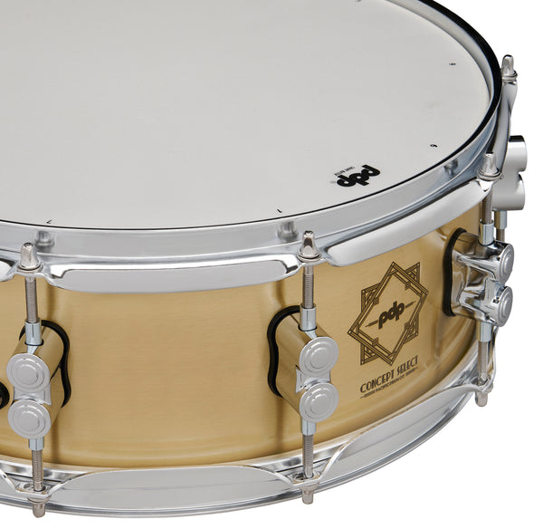 PDP PDSN0514CSBB Concept Select Snare Drum 3mm Bell Bronze w/ Chrome Hardware, 5x14