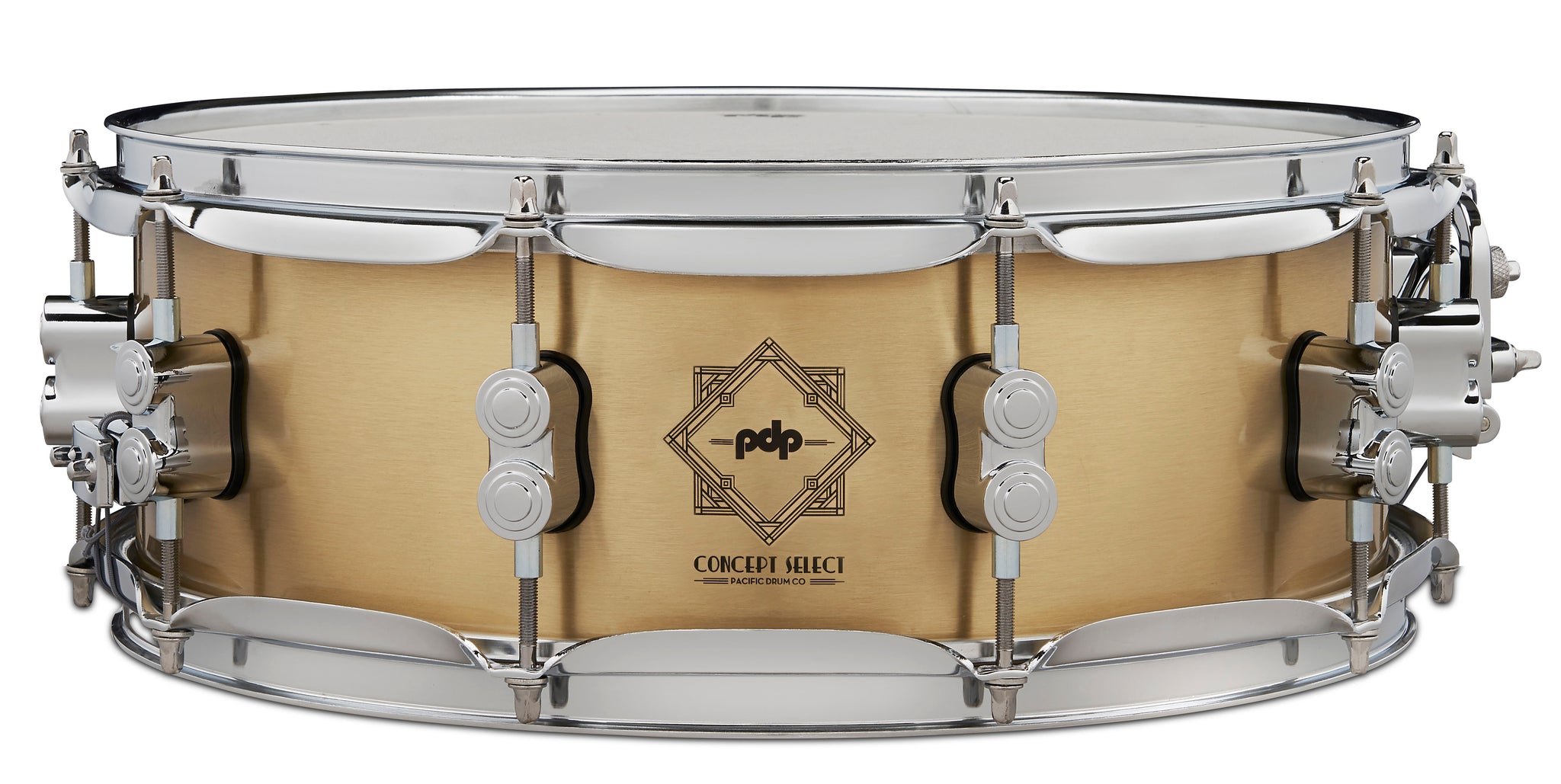 PDP PDSN0514CSBB Concept Select Snare Drum 3mm Bell Bronze w/ Chrome Hardware, 5x14