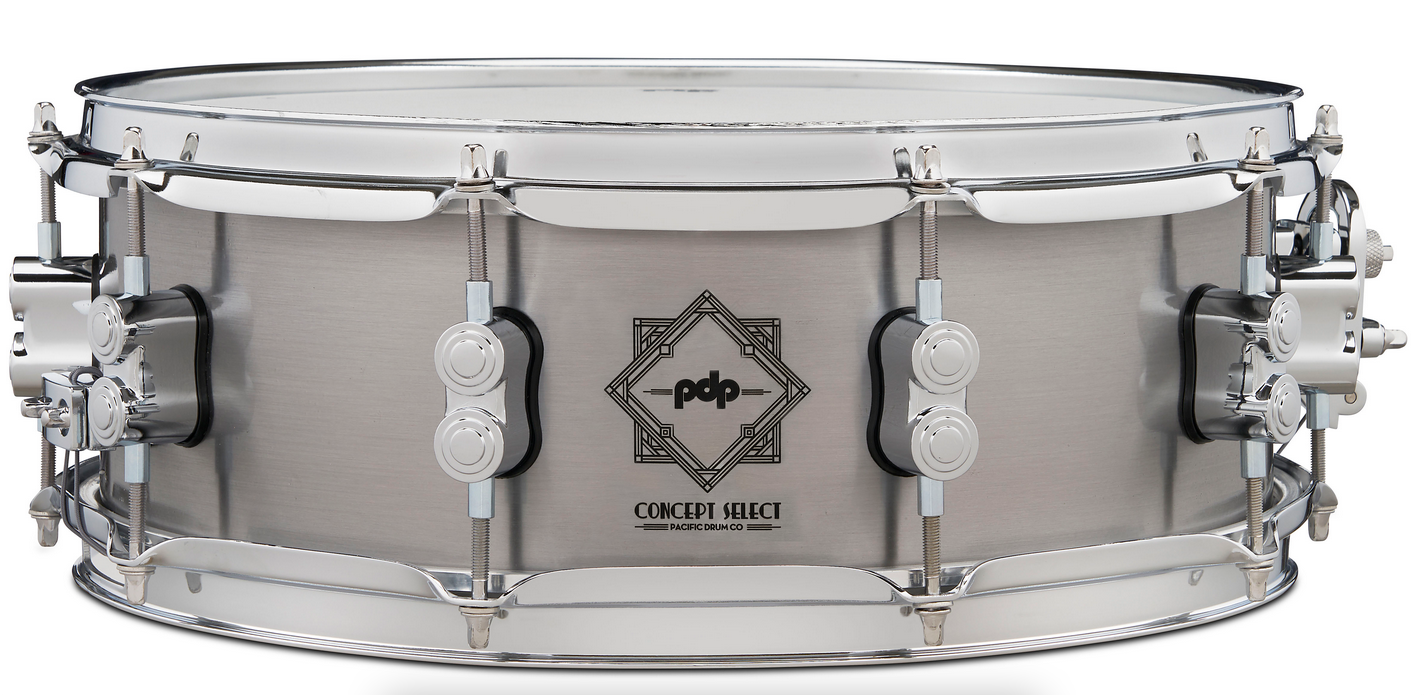 PDP PDSN0514CSST Concept Select Snare Drum 3mm Steel w/ Chrome Hardware, 5x14