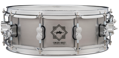 PDP PDSN0514CSST Concept Select Snare Drum 3mm Steel w/ Chrome Hardware, 5x14