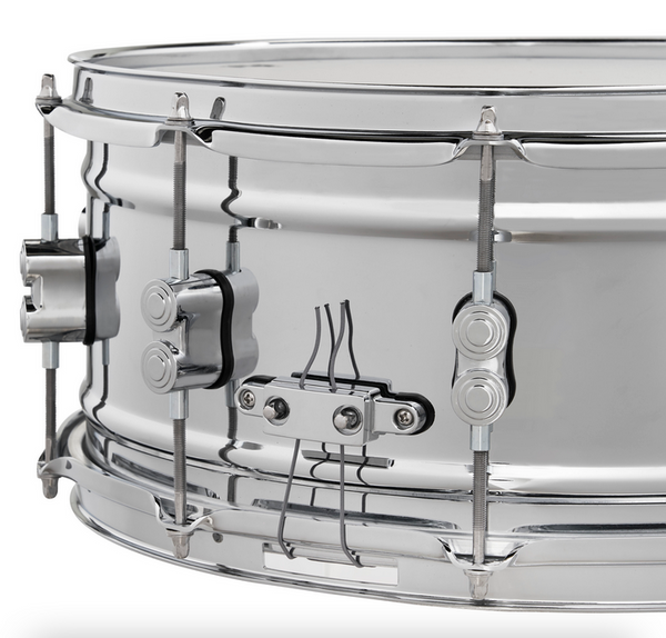 PDP PDSN6514SSCSC Concept Snare Drum 1mm Chrome over Steel with Chrome Hardware
