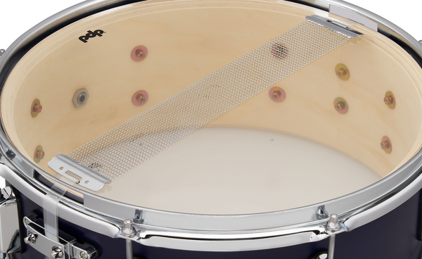 PDP PDST5514SSBL Spectrum Series Snare Drum, Ultra Violet Matte Lacquer with Chrome Hardware, 5.5x14