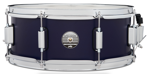 PDP PDST5514SSBL Spectrum Series Snare Drum, Ultra Violet Matte Lacquer with Chrome Hardware, 5.5x14