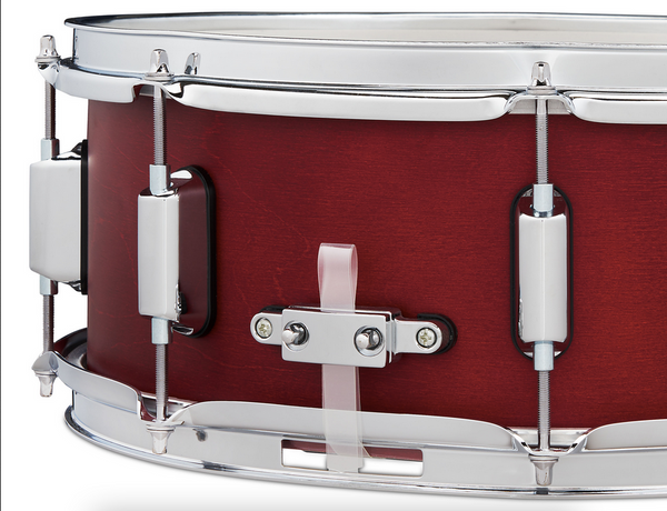 PDP PDST5514SSRD Spectrum Series Snare Drum, Cherry Matte Lacquer with Chrome Hardware, 5.5x14