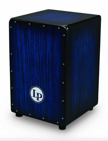 Latin Percussion LPA1332-BBS Aspire Accent Blueburst Streak Cajon