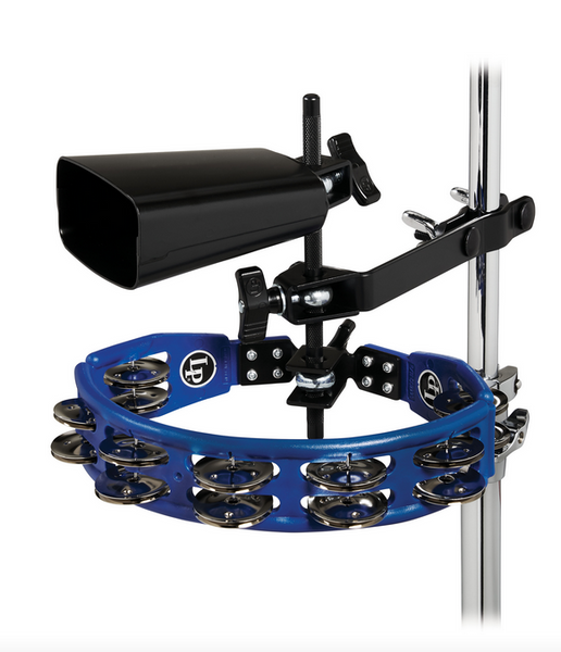 Latin Percussion LP160NY-K Cyclops Tambourine with City Cowbell and Mount Pack