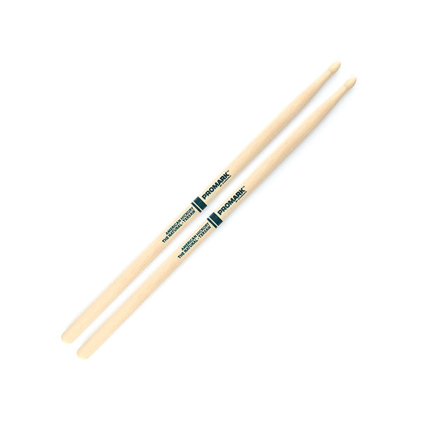Promark Classic Forward 5A Raw Hickory Drumstick, Oval Wood Tip
